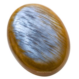 Amazing Gemstone Sun Moonstone Crystals and Healing Stones - Large Palm Stone Crystals Piedra - Crystal for Good Luck, Balanced Positive Energy, Meditation - Unique Stocking Stuffers, Gifts for Women