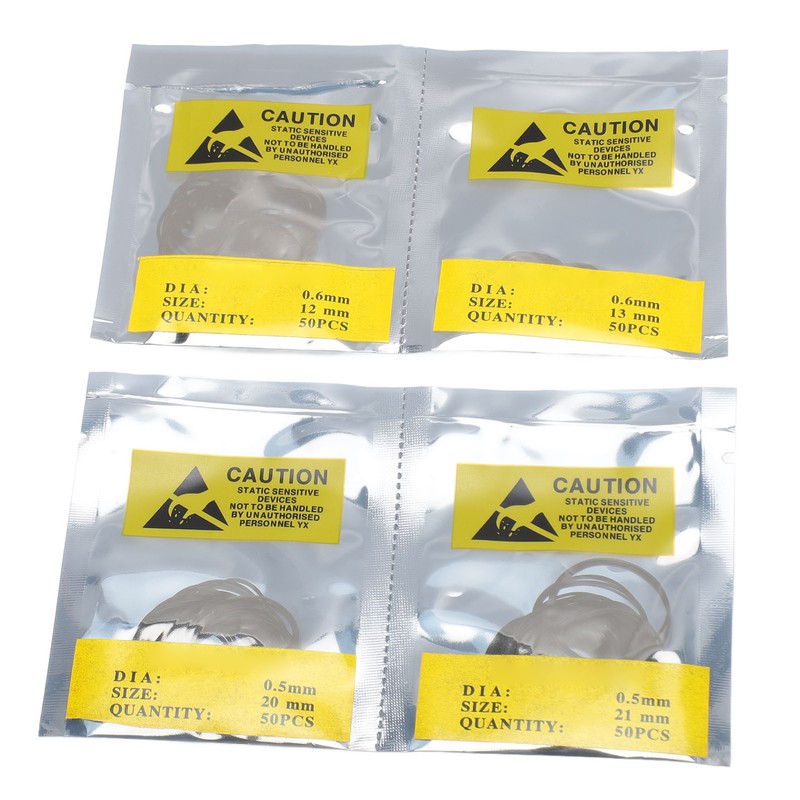 1900PCS O Ring Watch Back Gasket Rubber Washers Set 0.5mm