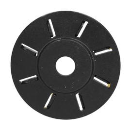 Angle Grinder Wood Carving Disc 8 Teeth Milling Cutter Carving Disc for Wood Cutting Polishing ShapingBlack