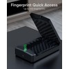 MOLICAR Gun Safe for Handgun Small Biometric Pistol Safe Fingerprint