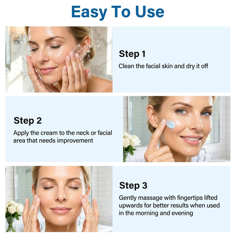 Copper Peptide Face Cream, 2400mg Potency Formula, for Face &