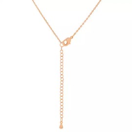 Unbranded Rose Gold Finish Plated  Initial Y Pendant 18 Inch + 2 Inch Ext
