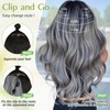 Fanguilar Clip in Hair Extensions, 8PCS 24 Inch Clip in