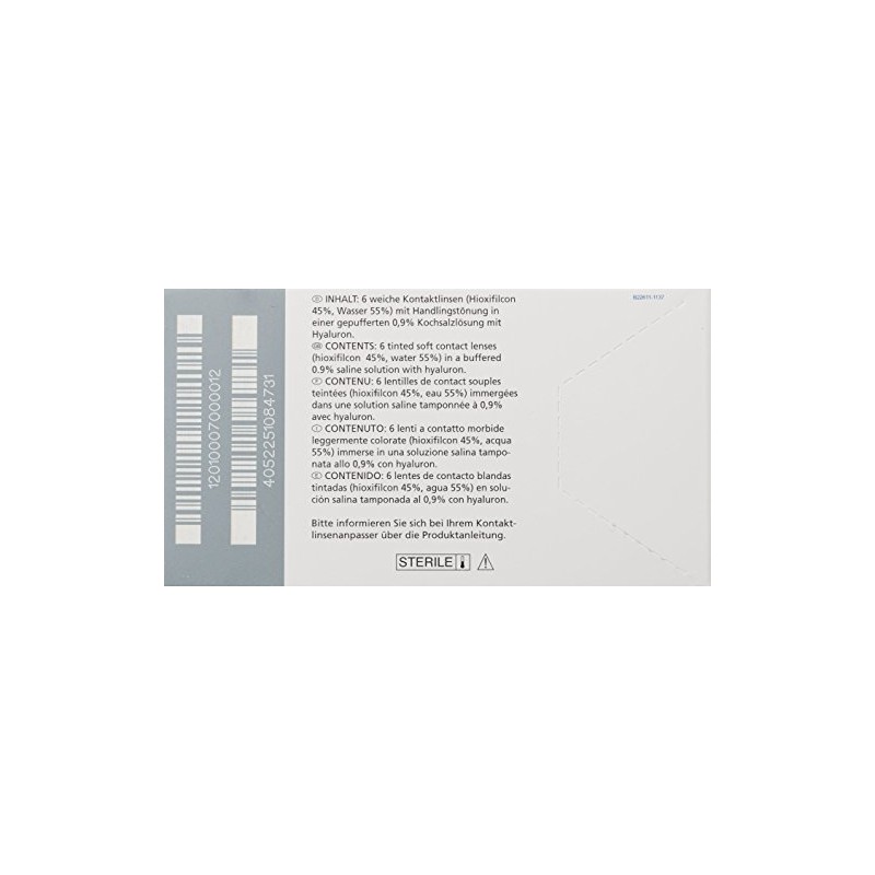 Perfect 30 AS UV Monthly Lenses, Soft, Pack of 6,