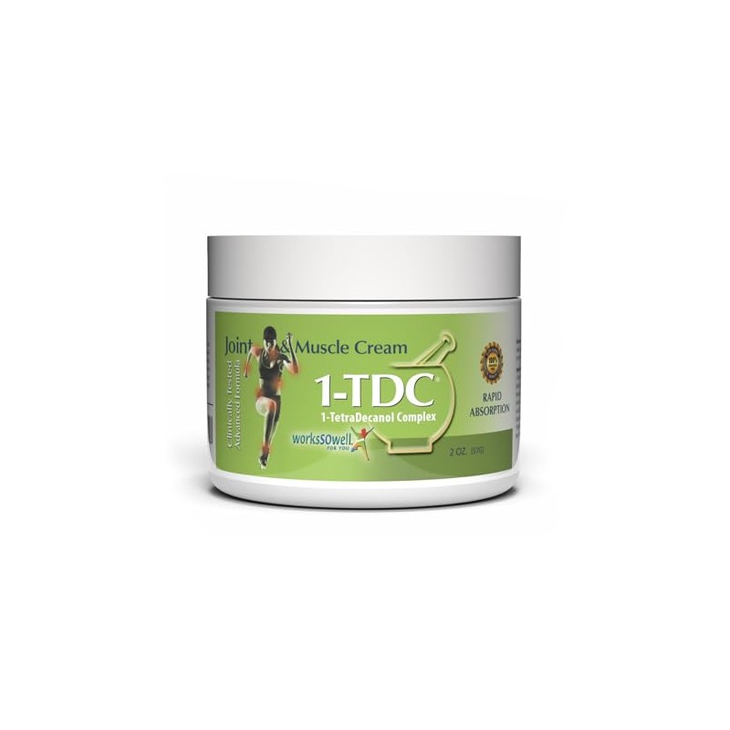 1-TDC Joint & Muscle Relief Cream - Use On Back,