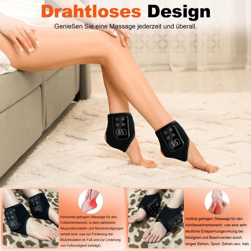 Foot Massager 3-in-1 Foot Massager, Portable Electric Foot Massager