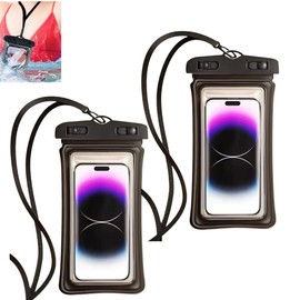Hawfund 2PCS wasserdichte Handyhülle für Große Handytasche mit Hülle，Unterwassertasche für Schwimmen(20cm*11.4cm,IPX8,Tauchen, Outdoor，Kompatibel mit Universal Smartphones bis 7 Zoll​