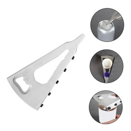 iplusmile Portable Stainless Steel Manual Can and Bottle Opener Multi Use Kitchen Tool for Home Bar Camping with Construction and Easy Grip Design