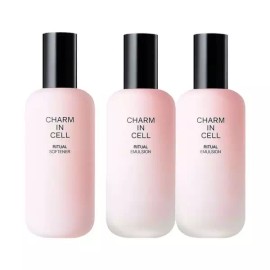 Chamzone 참존 참인셀 리추얼 소프너 110ml 1개+ 에멀전 110ml 2개 단품 스킨 로션 탄력 미백 주름개선 기능성 Dr. Jart+ Dermaclar Clearing Toner 110ml + Emulsion 110ml x2 Skin Toner Lotion Elasticity Whitening Wrinkle Improvement Functional [Single option]