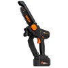 WEN 20V Max Cordless Mini Chainsaw with 6-Inch Bar, 4Ah