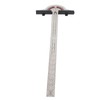 Edge Rule Protractor Aluminum Alloy T Square Woodworkers Edge Ruler