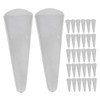 jojofuny 50Pcs Scissors Protective Covers Reusable Safety Sleeves for Hairdressing