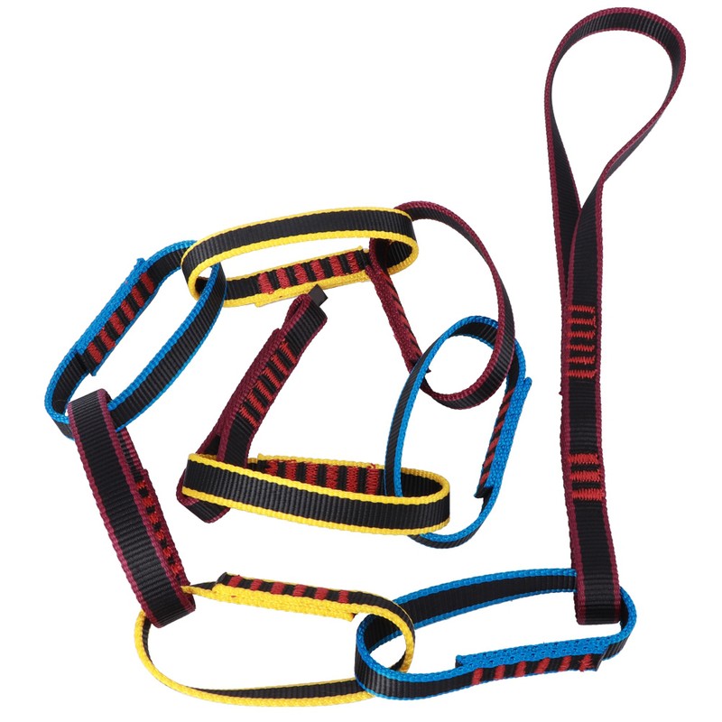 Outdoor Climbing Equipment Brakedown Molding Ladder Flat Belt Ring Chrysanthemum