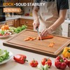 Wood Cutting Boards for Kitchen, 17x12 Inch Butcher Block with