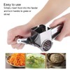 Multi-Function Stainless Steel Cheese Grater Hand Cranked Rotatable Cutter Shredder
