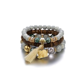 Stocking Stuffers Holiday Outfits for Women 2024 Boho Bracelets for Women Beaded Bracelets Boho Jewelry Turquoise Bracelets Boho Colorful Bracelets Stackable Bracelets Stretch Bracelets Trendy Summer Jewelry