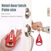 Alnicov 2 Pcs Door Security Door Lock, Portable Travel Lock,
