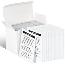 ZISDHNEO 100 PCS Credit Card Reader Cleaning Cards - CR80 Dual Side Cleaning Sheets for POS Terminals, Printers, and Optical Card Readers