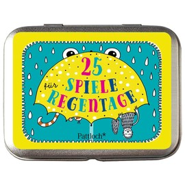 25 Spiele für Regentage: Kinderspiele ab 6 Jahren | Drinnen Spaß haben auch bei Regen! (Geschenke für die Schultüte und alle weiteren Events für Kinder)