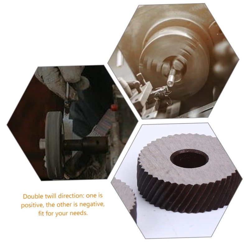 LALAFINA 4pcs High Strength Coarse Knurling Wheel Replacement Tool Durable