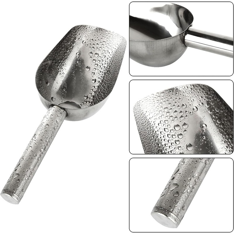 Space Home - Ice Scoop - 2 Piece Set Stainless