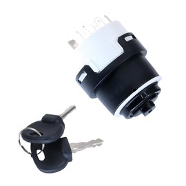 Selyse 12V/24V Ignition Switch with 2 Keys, 10 Pins with On/Off Start Ignition Control Switch Ignition Lock Fits Automotive, Motorcycle, Boat, Excavator JCB