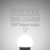 TORCHSTAR Dimmable GU24 Base LED Light Bulb, 800lm A19 Shape