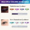 Multichrome Eyeliner Liquid Liner, Glitter liquid eyeliner waterproof, Metallic Intense
