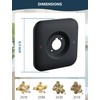 Replacement Shower Escutcheon Plate for Moen T2471BL Gibson Posi-Temp Trim
