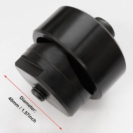 SagaSave 40mm Sheet Metal Hole Cutter Hole Punch for Sink Faucets Sheet Metal Hexagonal Steel Plate Stainless Steel