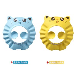 EYVRPAU 2 x hair washing aid, children, shower cap, children, children's hair washing protection, baby shampoo protection