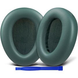 SOULWIT Ersatzpolster Ersatz Ohrpolster für JLab JBuds Lux ANC Wireless Kopfhörer, Polster mit weichem Proteinleder, Hochdichter Geräuschisolierung Schaumstoff
