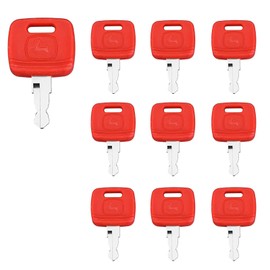 10 Pack RE183935 RE71557 Key Replacement for J-OHN Deere Tractor 2038R 2032R 5320 3120 3320 3720 4210 4320 4510 4710 5045E 5103 5203 7130 7230 8330 7810 9510 and 4730