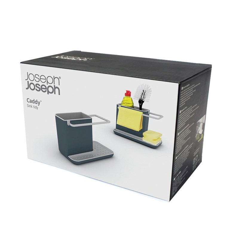 Joseph Joseph Plastic Kitchen Sink Caddy Organiser with Sponge Holder