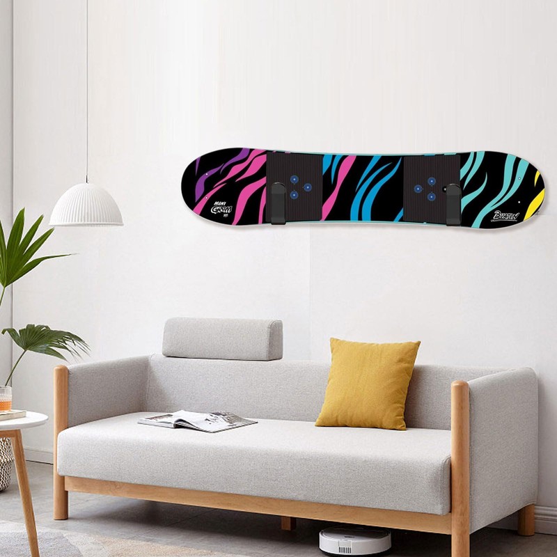 CHENGCKJ Pack of 4 Snowboard Wall Mounts, Horizontal Snowboard Holder