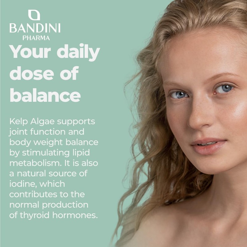 Bandini® Fucus Kelp Algae 150mcg | Seaweed Natural Source of