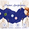 Tomeurperf 24 Packs Cheesecloth Table Runner Royal Blue,10Ft Gauze Boho
