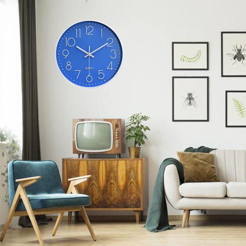 Taodyans Modern Wall Clock 30 cm Without Ticking Noises Kitchen