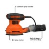 BLACK+DECKER Orbital Sander, 5 Inch, 2.0 Amp, 12000 OPM, Corded,