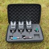 Carp Fishing Bite Alarm and Swinger Set Water Resistant Blue