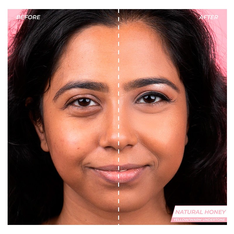 MCOBEAUTY MIRACLE HYDRA-GLOW OIL-FREE FOUNDATION - NATURAL HONEY, #MCH241 MCOBEAUTY