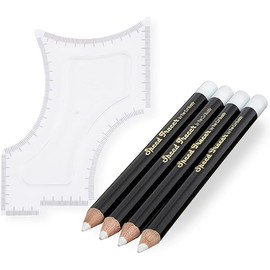 The Cut Buddy Original Shaping Tool & White Beard Tracing Pencils for Men