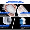 Small Trash Bags 4 Gallon, 360 Count -1.2 Mil Drawstring