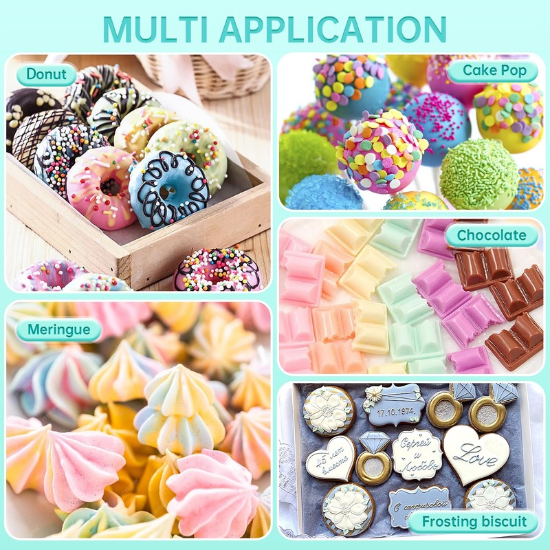 Oil Based Food Coloring for Chocolate - Red Yellow Blue