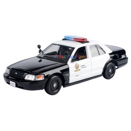 Motormax 2010 Ford Crown Victoria Police Interceptor LAPD Departamento de Policía de Los Ángeles 1/24 fundido a troquel modelo 76946 por All Star Toys