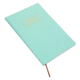 Operitacx Akademischer Planer Notizbuch Wöchentlicher Zeitplaner für Schule Büro Zuhause Tragbares Notizbuch Hochwertiges Papier für Effektive Planung und To Do Listen Grün Design