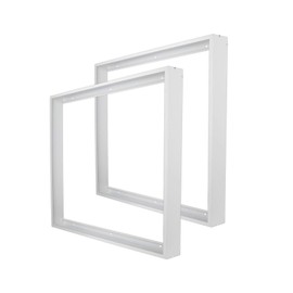 MW 2x2 Surface Mount Kit for LED Flat Panel Light-Aluminum Ceiling Frame for 24 x 24 x 3.13 inch, Good for Edge-Lit and Back Lit Panel