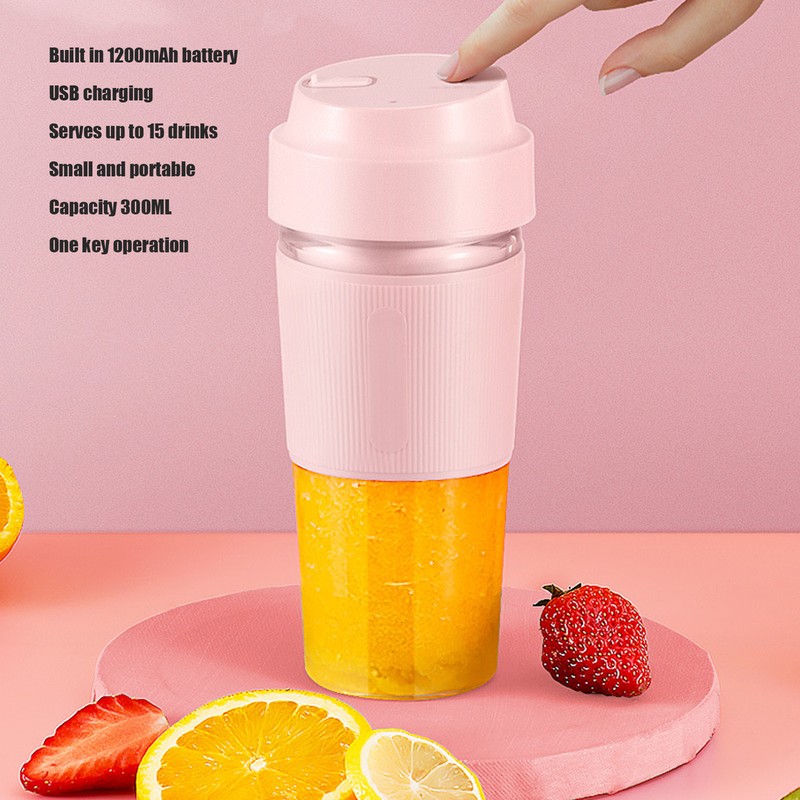 Electric Juicer Cup 300ML 1200mAh Battery USB Charging Handheld Electric