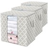 WISELIFE Storage Bags 3 Pack/100L Large Blanket Clothes Organization and