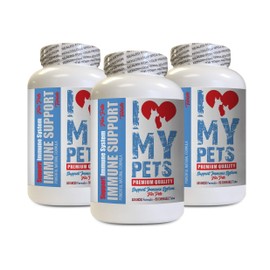 I LOVE MY PETS LLC pet Immune Balance - PET Immune Support - Dogs and Cats - Booster - Healthy - Turmeric for Dogs - 270 Treats (3 Bottles)